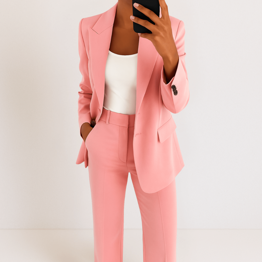 Alessandra – Long Sleeve Two-Piece Suit