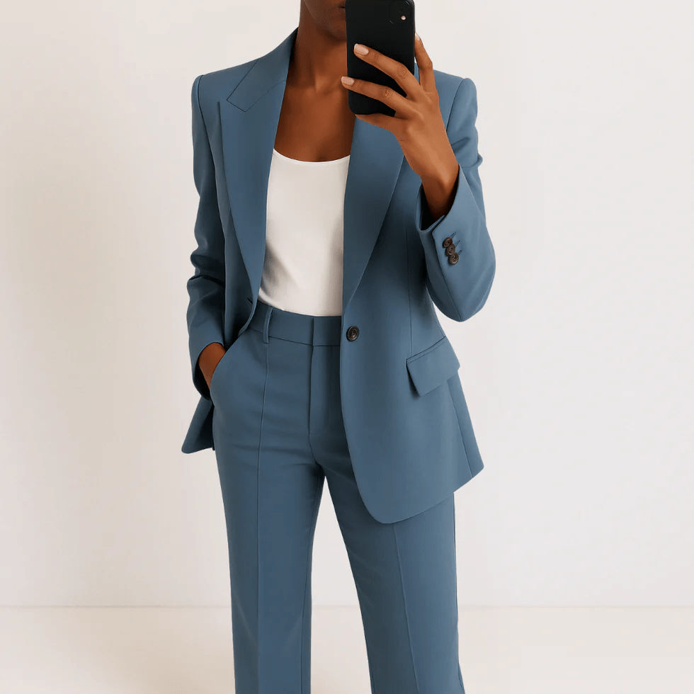 Alessandra – Long Sleeve Two-Piece Suit