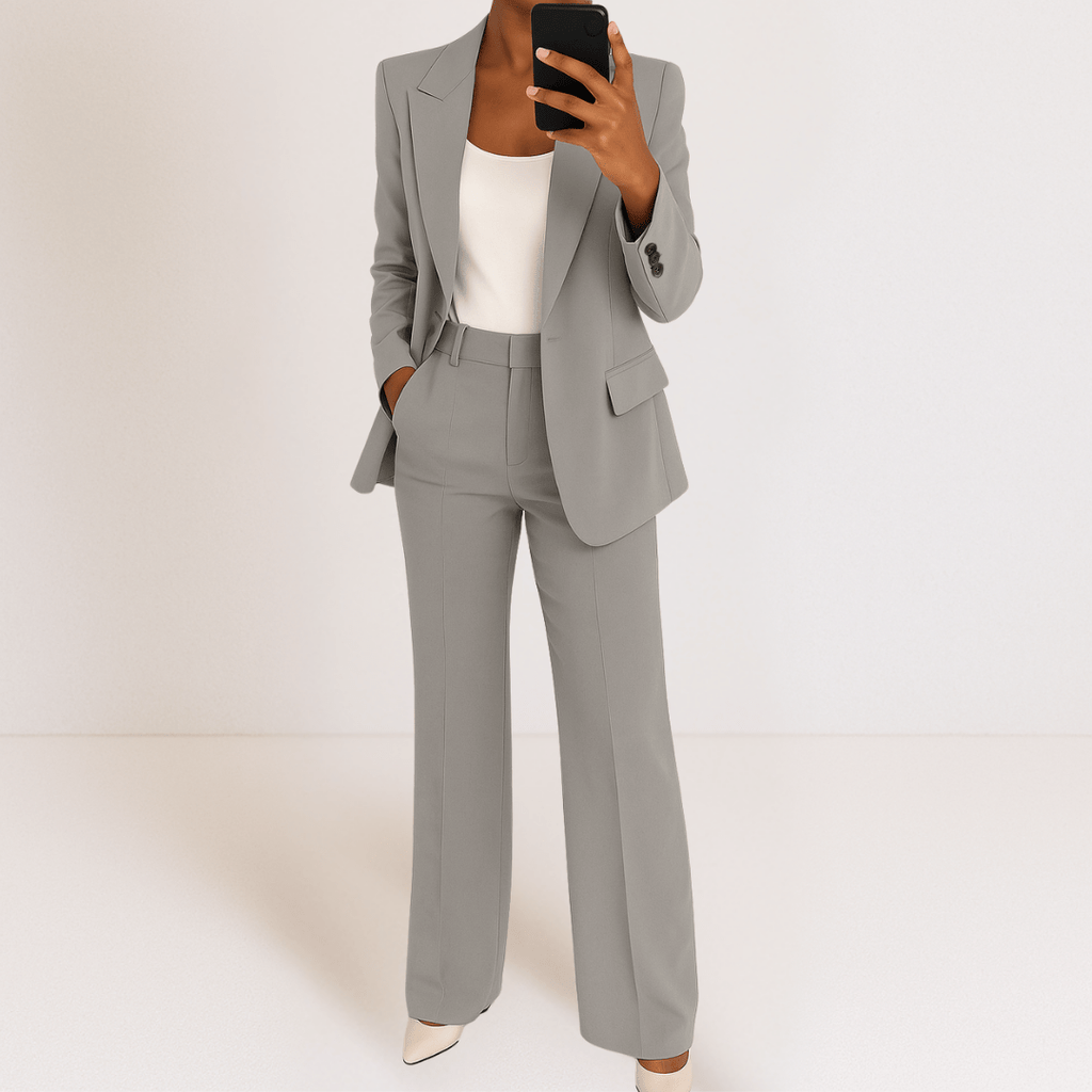 Alessandra – Long Sleeve Two-Piece Suit