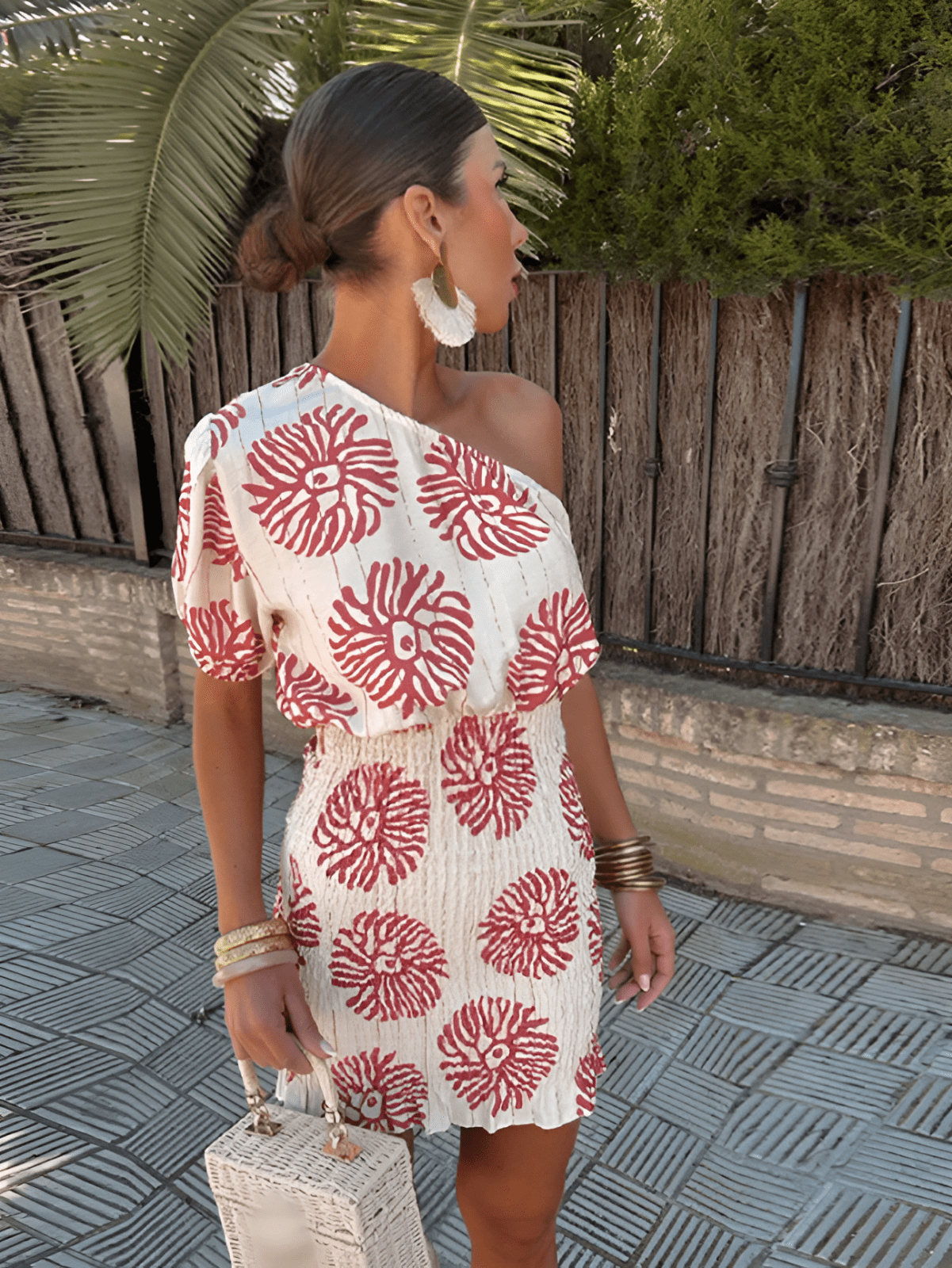 Melinda | Elegant Summer Mini Dress with Bold Prints - Image 1