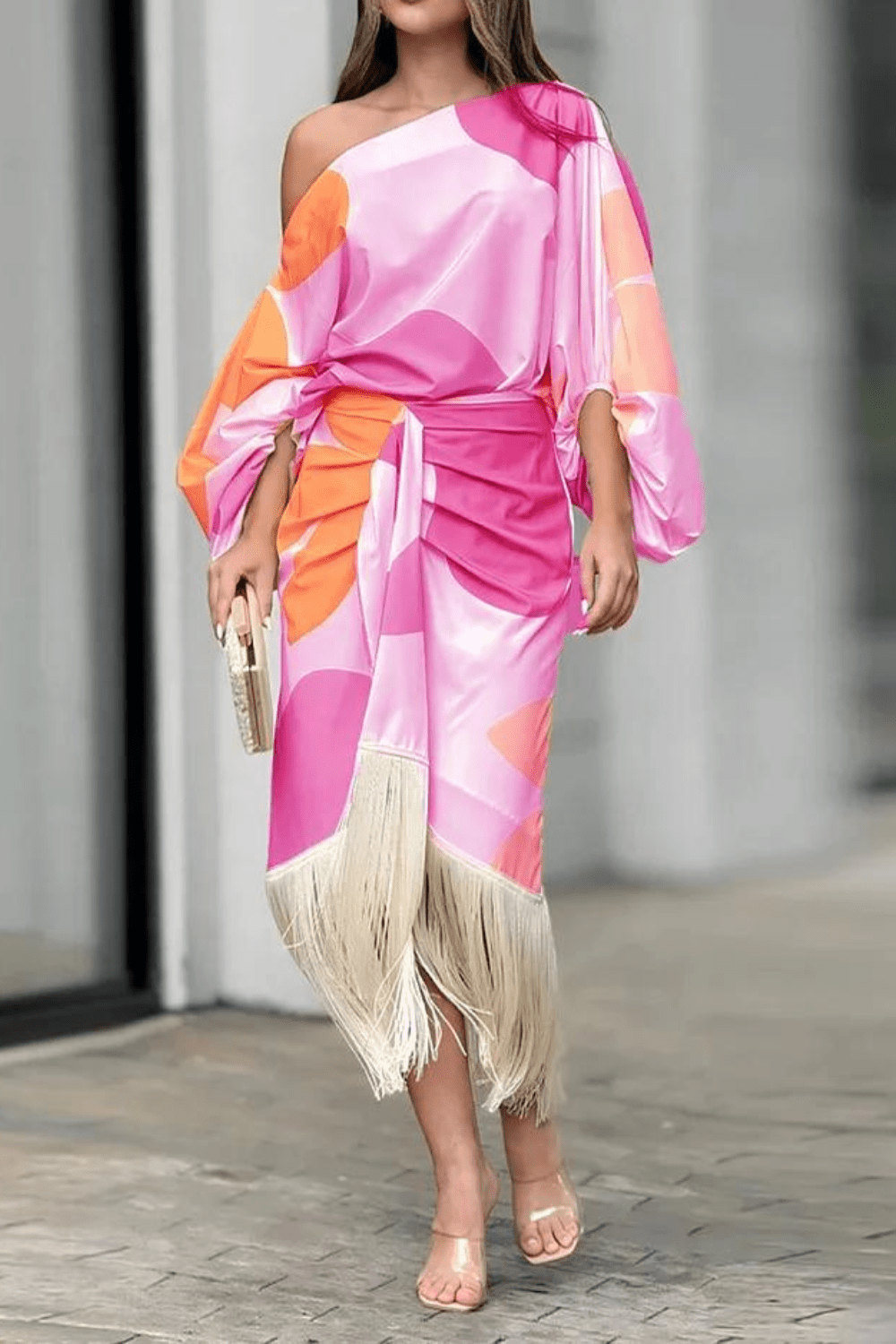 Alana | Lila Printed Duo Set with Elegant Design - Image 11